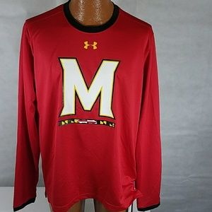 MENS MARYLAND TERPS UNDER ARMOUR  HEAT GEAR